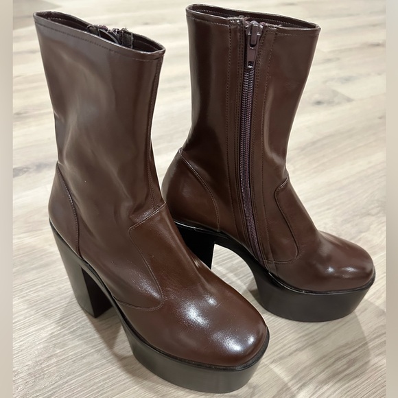 Jeffrey Campbell Mexique Platform Boots - Picture 2 of 9